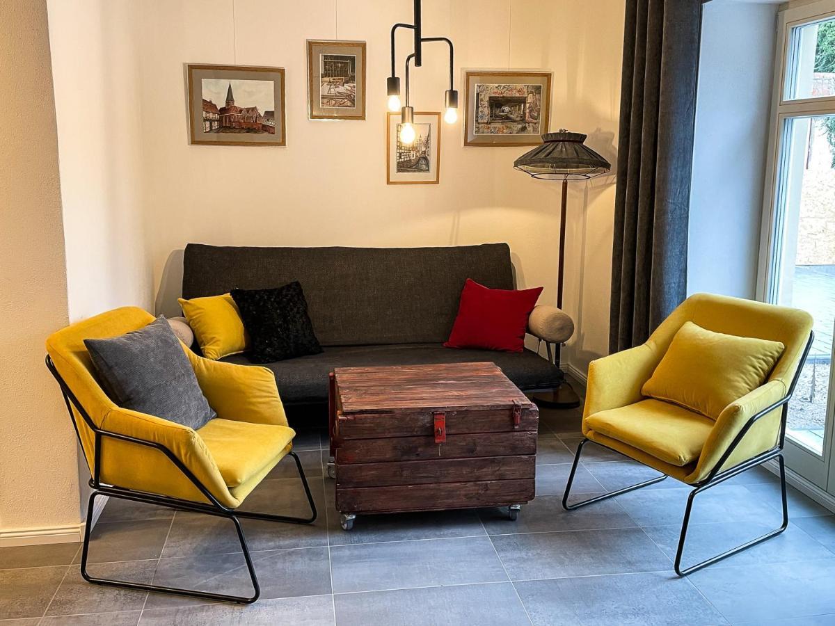Stilvolle, Zentrale Ferienwohnung Bocksbruecke Mit Parkplatz Salzwedel Extérieur photo